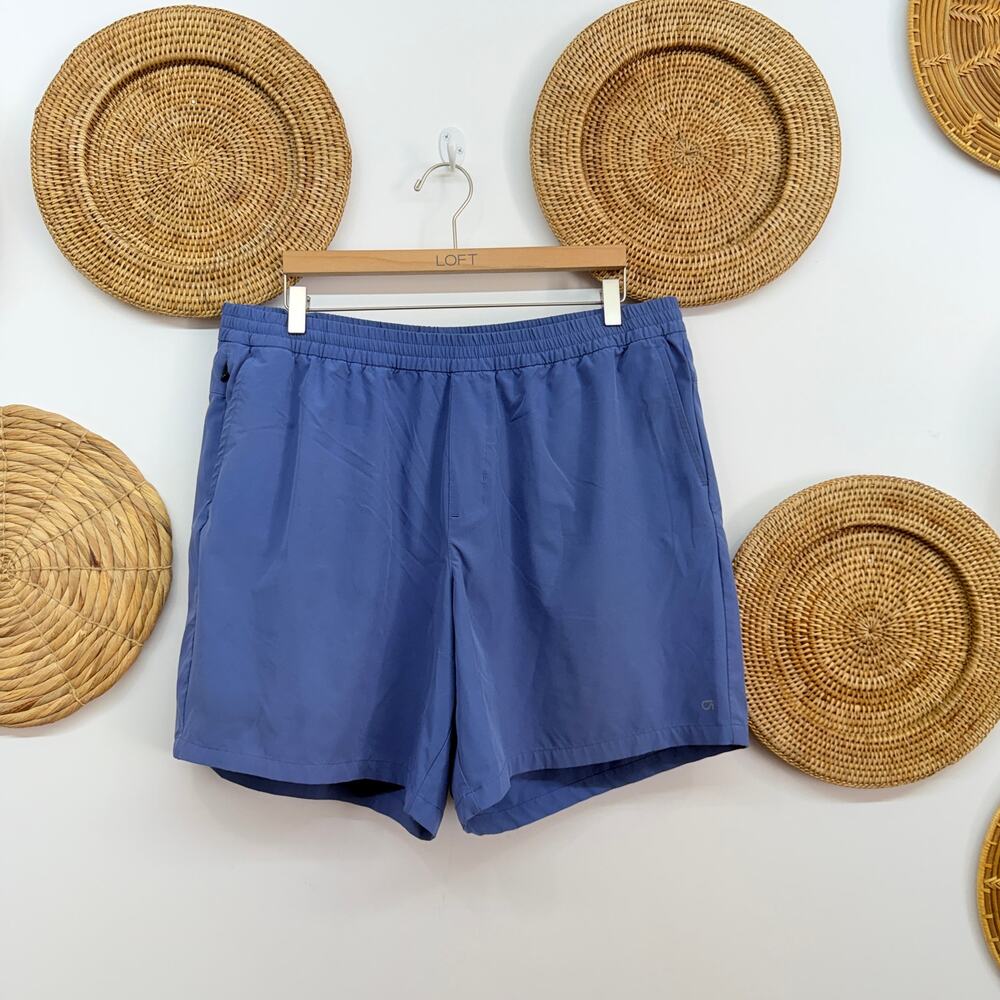 GAP Fit Blue Athletic Shorts Mens XL